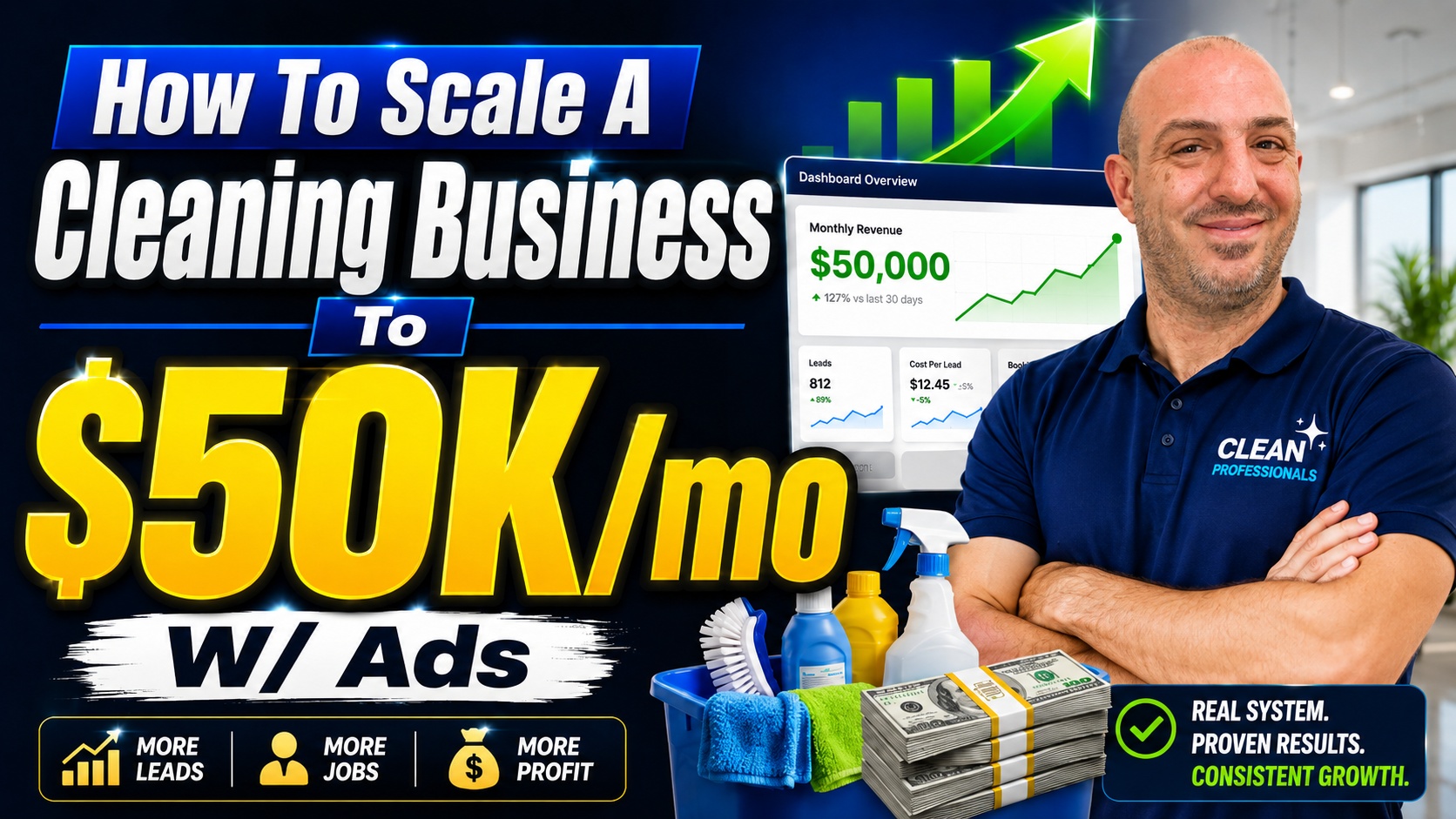 Paid ADs: How To Scale A Cleaning Business To $50K/mo